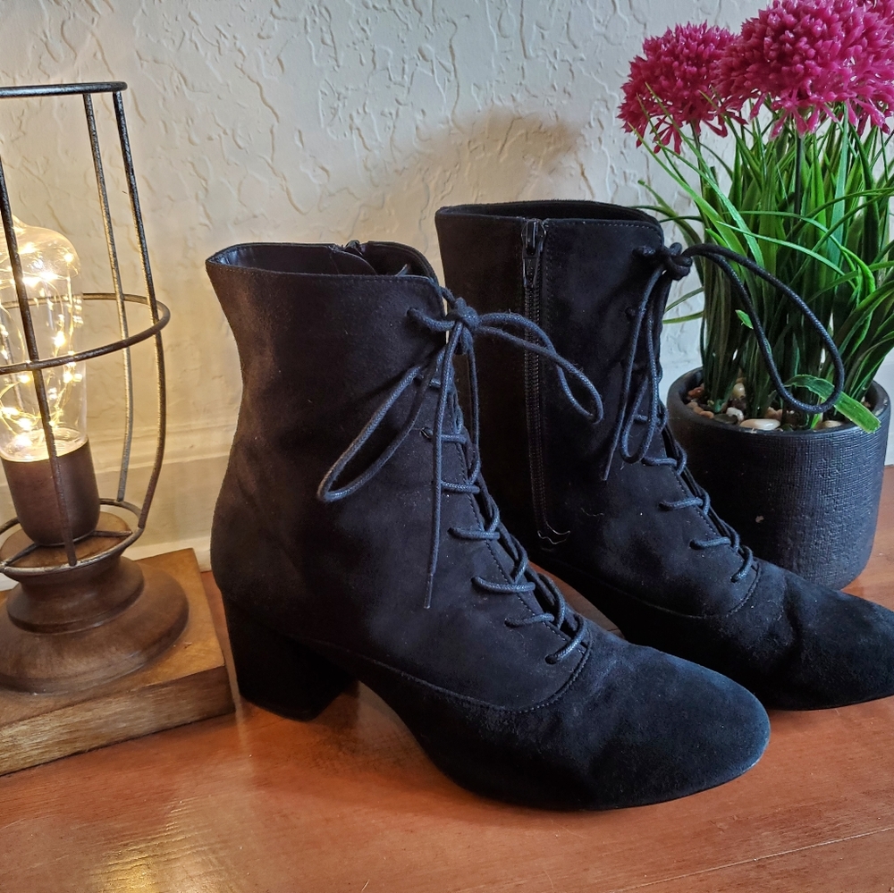 MANGO Ankle lace up boots-size 39